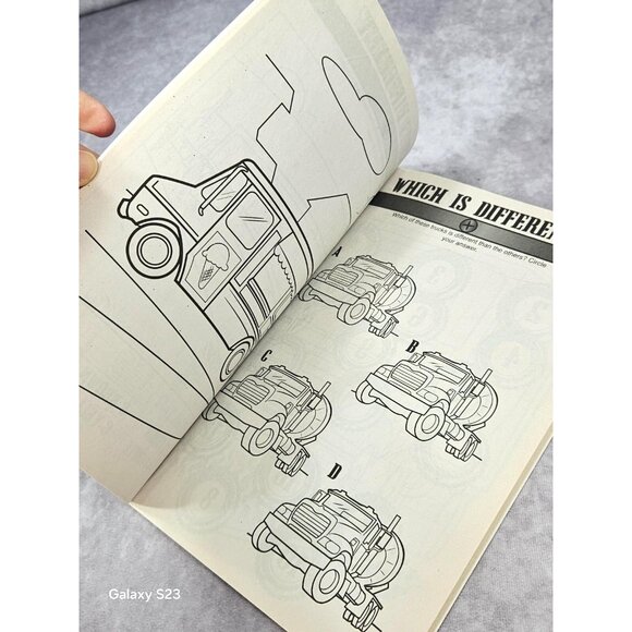 Tough Trucks Coloring and Activity Books Kids Childeren Art & Craft - Picture 5 of 10